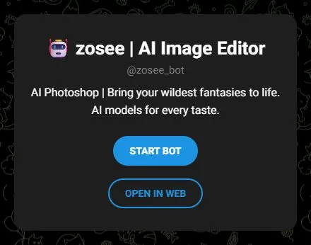 zosee public Telegram profile