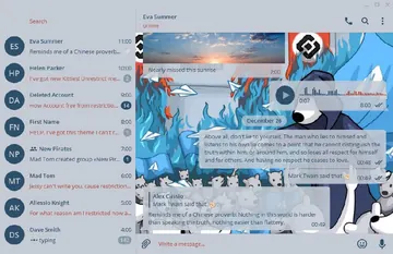Anime Desktop theme — creator preview