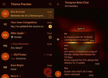 M87 Black Hole Android theme — creator preview