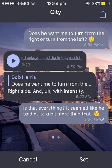 City iPhone theme — creator preview