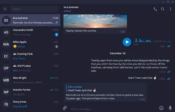 Digital Night Desktop theme — creator preview