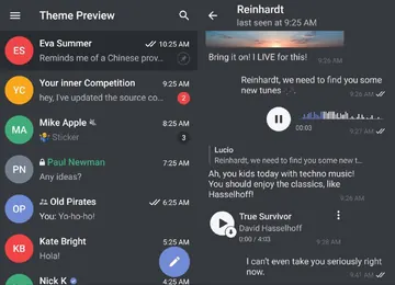 Discord Android theme — creator preview