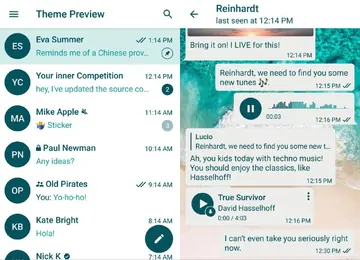 iOS 12 Android theme — creator preview