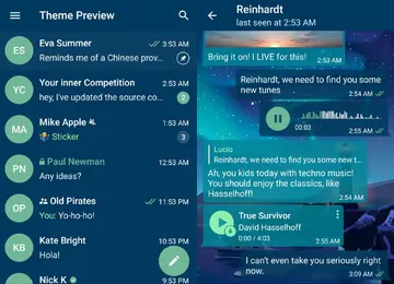 Lighthouse Android theme — creator preview