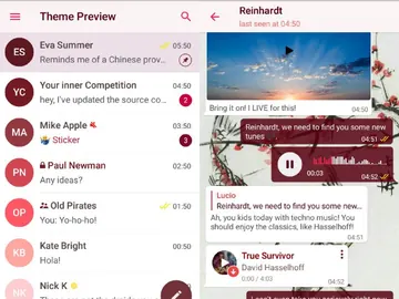 Spring Android theme — creator preview