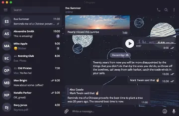 Universe Desktop theme — creator preview