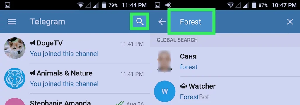 How to Find Telegram Channels Using Telegram's In-built Search Function