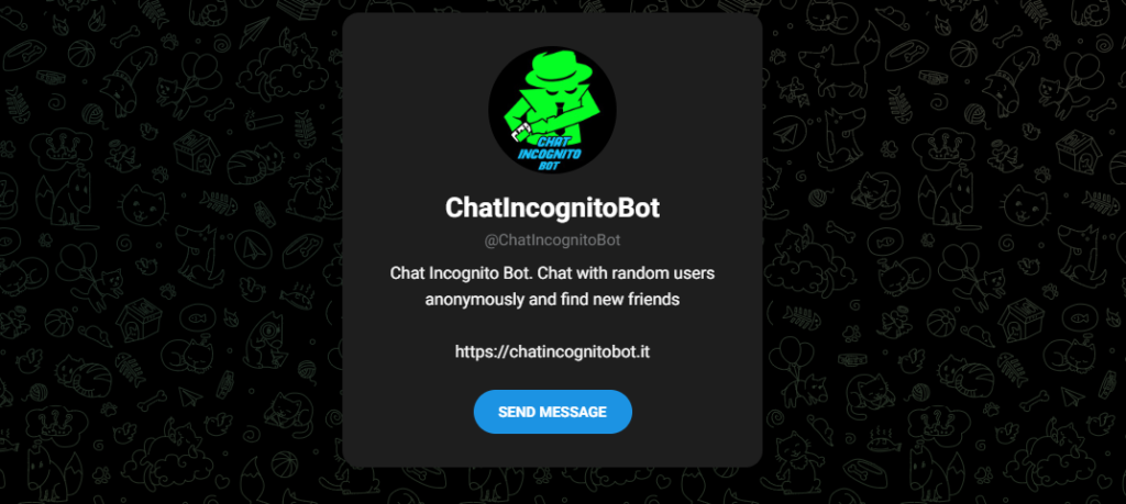 Chat Incognito Telegram Bot