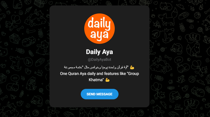 Daily Aya Bot on Telegram