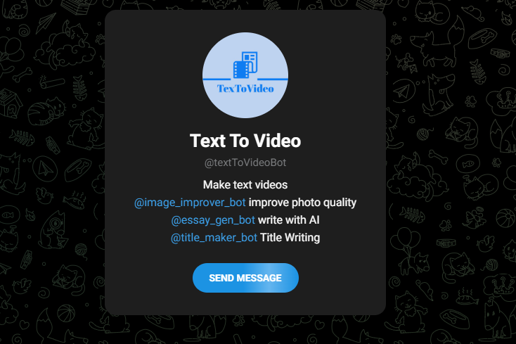 Text To Video Bot