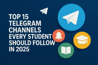 Top 15 Telegram Channels for Students in 2025 – Study, Learn, Grow